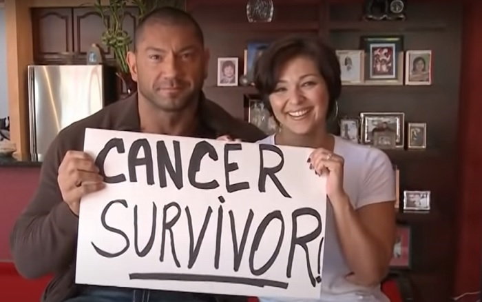 Dave Bautista vs. Cancer, for Angie Bautista